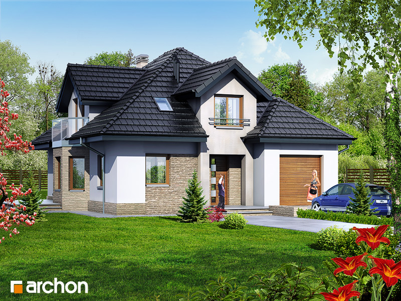 Projekt Domu Dom W Firletkach Archon