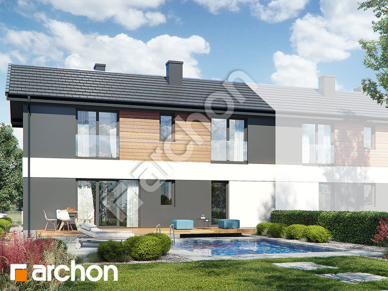 gotowy projekt Dom w iberisach (GB) widok 2
