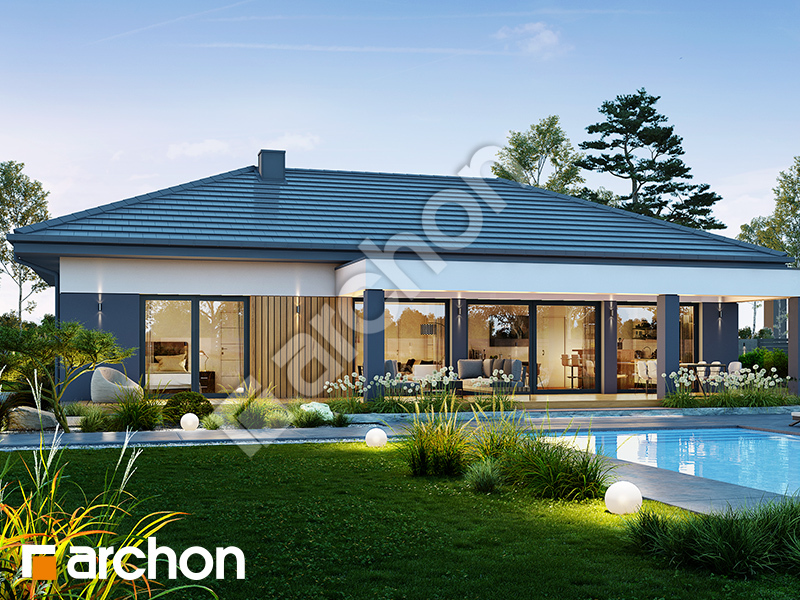 gotowy projekt Dom w czernicach 3 (G2E) widok 2