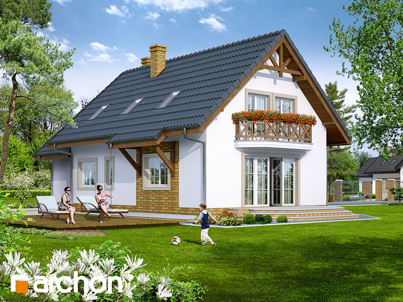 gotowy projekt Dom w ananasach 2 widok 2