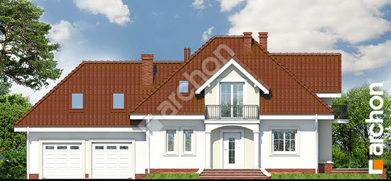 Elewacja frontowa projekt dom w werbenach g2p 1bc7258bc72dc7ad8511f59ad8c28bfe  264