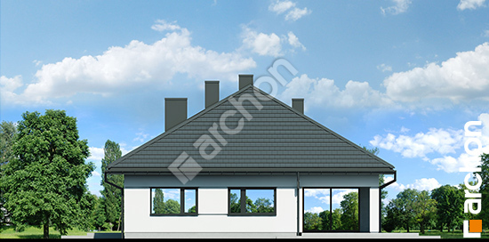 Elewacja ogrodowa projekt dom w renklodach 35 g2 4f7eba08981421a345e2ff8e4aff32ff  267