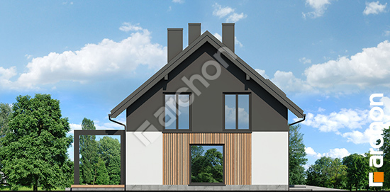 Elewacja boczna projekt dom w lucernie 20 g da8eb724991715281b9e5176dc6ae719  266