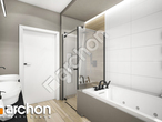 gotowy projekt Dom w lonicerach 2 (G2) Wizualizacja łazienki (wizualizacja 3 widok 2)