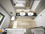 gotowy projekt Dom w lonicerach 2 (G2) Wizualizacja łazienki (wizualizacja 3 widok 4)