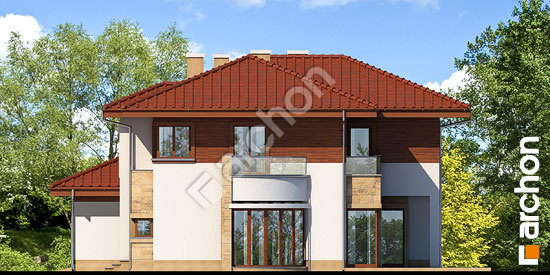 Elewacja boczna projekt willa wiktoria a93c3b5614839eba549ca4c788c00486  265