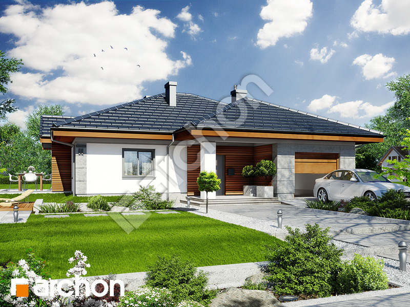 gotowy projekt Dom w jonagoldach (T) widok 1