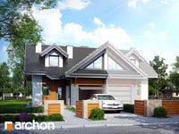 gotowy projekt Dom w klematisach 5 (B) widok 1