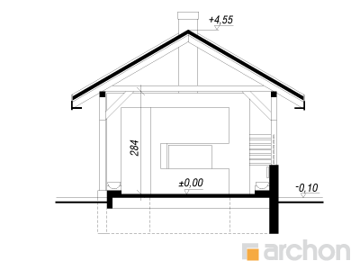 Projekt altany Altana grillowa A2 - ARCHON+