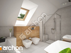 gotowy projekt Dom w szmaragdach (G2) Wizualizacja łazienki (wizualizacja 3 widok 3)