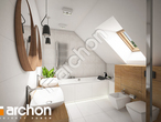 gotowy projekt Dom w szmaragdach (G2) Wizualizacja łazienki (wizualizacja 3 widok 1)