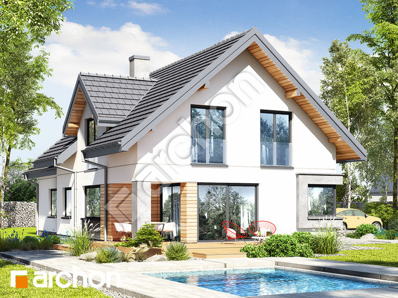 gotowy projekt Dom w szmaragdach (G2) widok 1