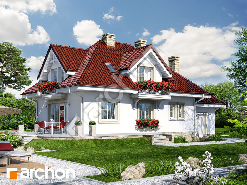 gotowy projekt Dom w werbenach 4 widok 2