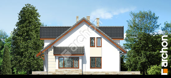 Elewacja boczna projekt dom w rabarbarze b 1466538ed4f207b5e7ad04b950cd9186  265