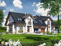 gotowy projekt Dom w rabarbarze (B) widok 1