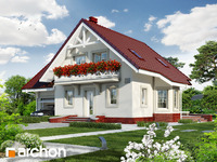 gotowy projekt Dom w perłówce 2 widok 1