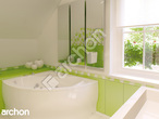 gotowy projekt Dom w rododendronach 2 (P) Wizualizacja łazienki (wizualizacja 3 widok 1)