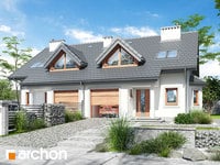 gotowy projekt Dom w klematisach 10 widok 1