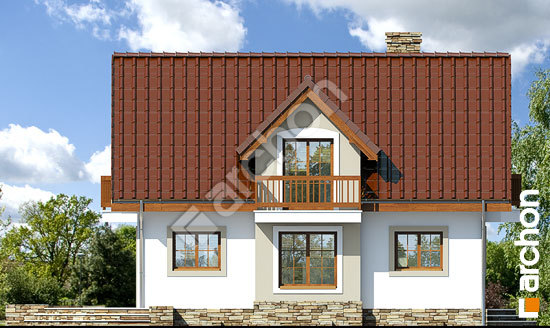 Elewacja boczna projekt dom w antonowkach gp 0ff695db316ac4a852c1bcaf348eac3d  266