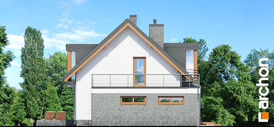 Elewacja boczna projekt dom w passiflorze a02349cc080329767b9555d82f608de9  266