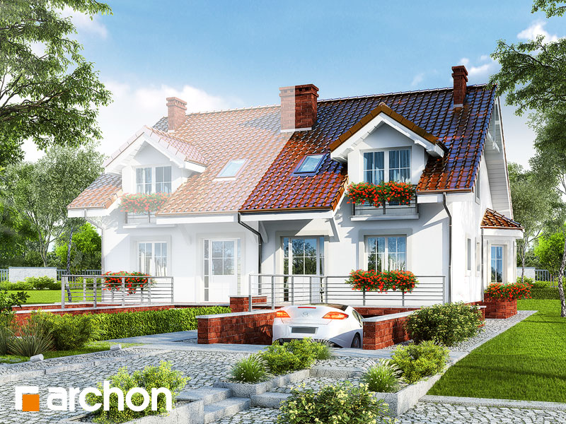 Projekt Domu Dom W Ostróżkach 2 P Archon