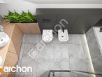 gotowy projekt Dom pod brzoskwinią (GE) Wizualizacja łazienki (wizualizacja 3 widok 4)