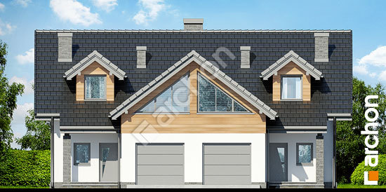 Elewacja frontowa projekt dom w klematisach 11 72801fd8cadfeeeb8ff099121c3e4627  264