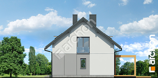Elewacja boczna projekt dom w wisteriach 8 a107ff7d2f5b4327c73901c9f0770e1b  265
