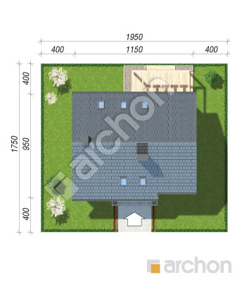 gotowy projekt Dom w jabłonkach 19 sytuacja