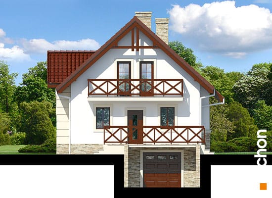 Elewacja frontowa projekt dom w zarnowcach 721931f1d3ed8a4f2a653170947109bf  264