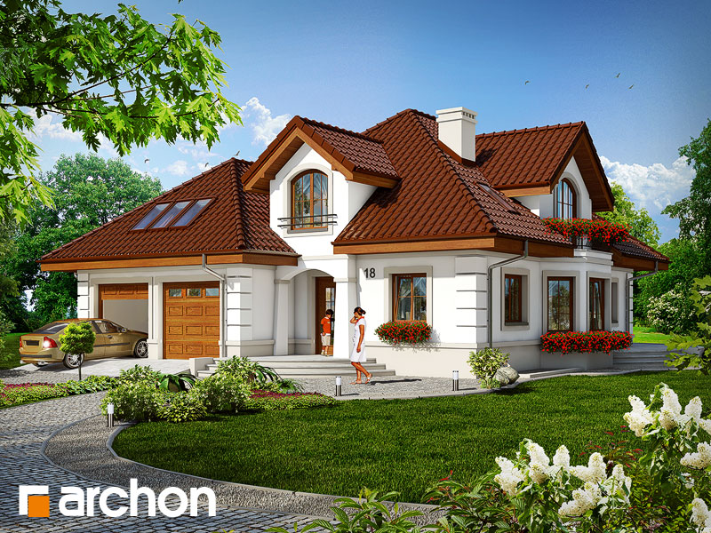 gotowy projekt Dom w bergamotkach (G2P) widok 1