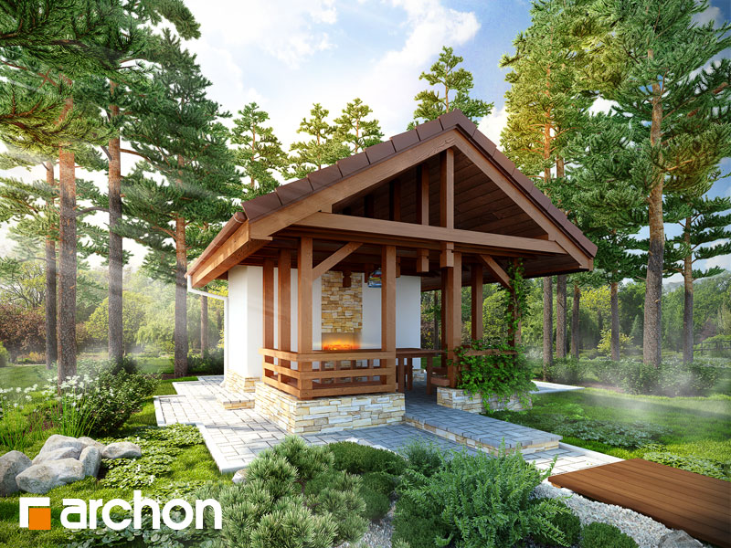 Projekty altan ogrodowych, altanek archon Ikea fliser
