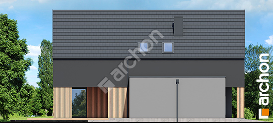 Elewacja boczna projekt dom w wiesiolkach 3 ge 00e67b7d4830c99783db6ba0073c351b  266