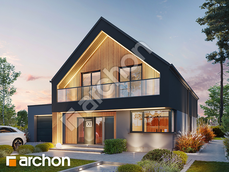 gotowy projekt Dom w wiesiołkach 3 (GE) widok 2