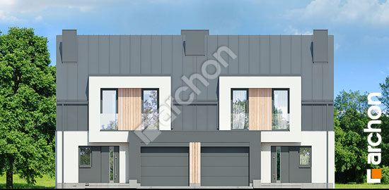 Elewacja frontowa projekt dom w klematisach 27 r2 b4499ba572c4492c1d6779cdd928ea93  264
