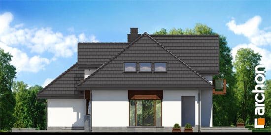 Elewacja boczna projekt dom w kalateach 3 c446be00790778f411688f9f2fef1810  265