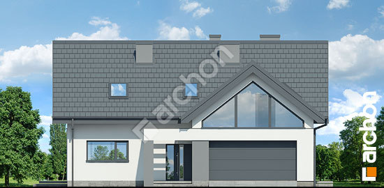 Elewacja frontowa projekt dom w albicjach g2 74d6cbe865d92d36e6b5885d3e9af699  264