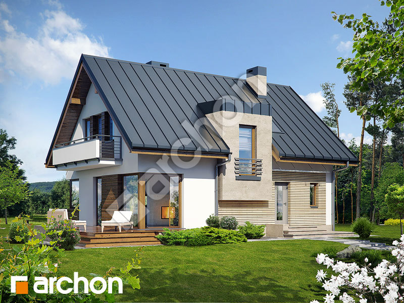 gotowy projekt Dom w amarylisach (W) widok 1
