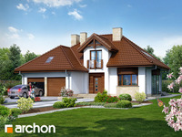 gotowy projekt Dom w kalateach 2 (P) widok 1
