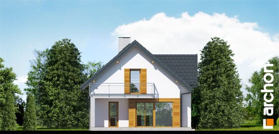 Elewacja boczna projekt dom w daktylowcach g2 68100e88adc27c07ca090e47ec310c30  266