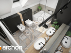 gotowy projekt Dom w zdrojówkach 8 (G2) Wizualizacja łazienki (wizualizacja 3 widok 4)