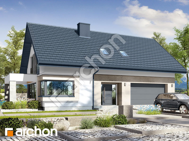 gotowy projekt Dom w zdrojówkach 8 (G2) widok 1
