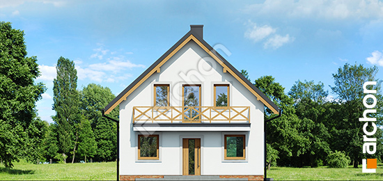 Elewacja frontowa projekt dom w rododendronach 11 e oze 884dea1755b8d14b456a7e496593fae8  264