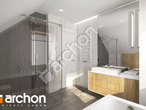 gotowy projekt Dom w rododendronach 11 (E) OZE Wizualizacja łazienki (wizualizacja 3 widok 3)