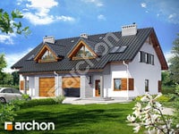 gotowy projekt Dom w klematisach 10 (A) widok 1