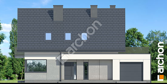 Elewacja frontowa projekt dom w hyzopach da06b40dea65e410a3f2c2171830868c  264