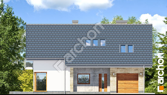 Elewacja frontowa projekt dom w wisteriach 3 cad907aad4496c40ecf2f6663d453e97  264