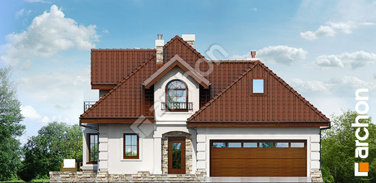 Elewacja frontowa projekt dom w rukoli g2 ab4097659f001136acfb5c42502a6ae0  264