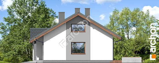 Elewacja boczna projekt dom w papierowkach b7fa94268f06a73c2a87e65d1b37b301  266