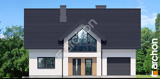 Elewacja frontowa projekt dom w balsamowcach 20 ga 31998fb0c8ded321be714b0ed455d044  264